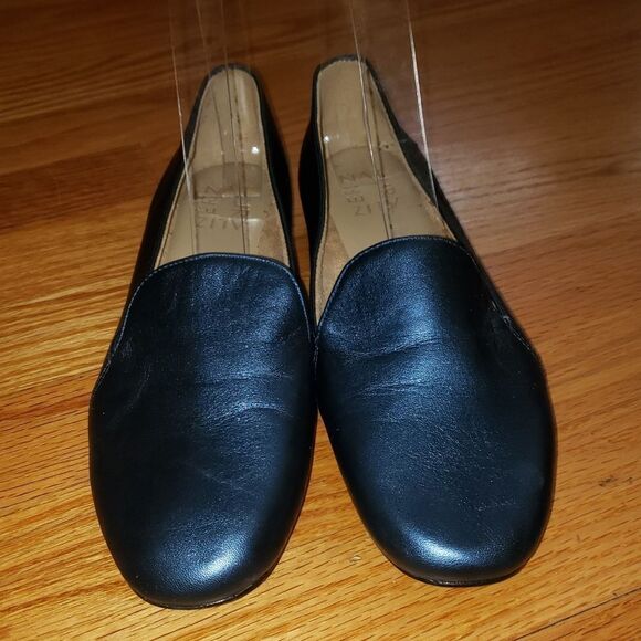 Naturalizer blue leather flat loafers - Picture 2 of 8